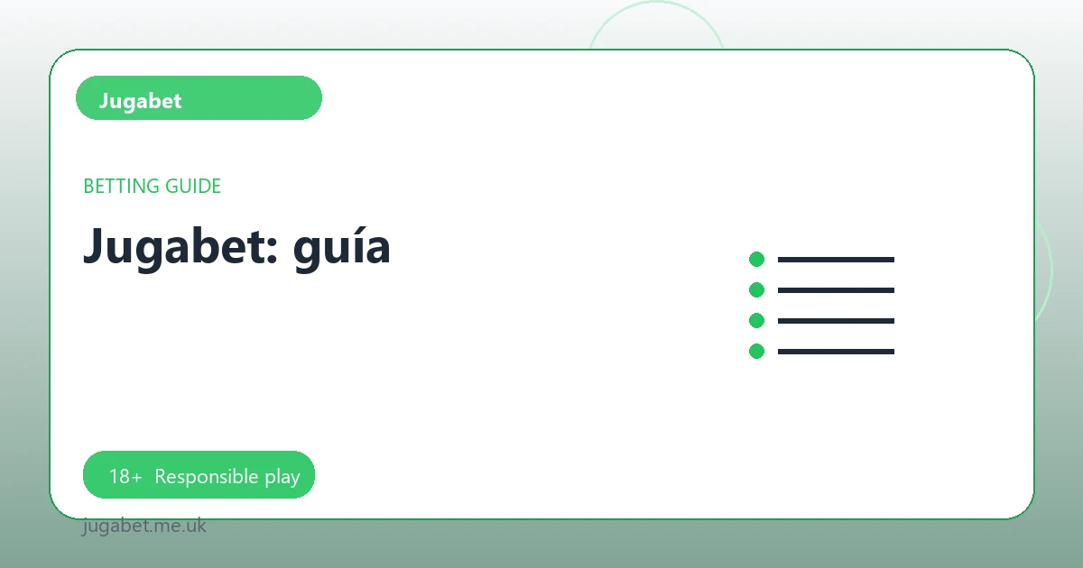 Jugabet: guía - Jugabet guide